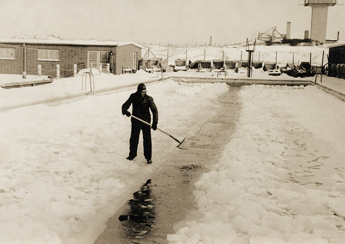 Vereistes Freibad