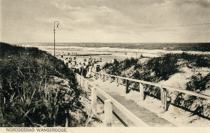 Niedergang zum Strand