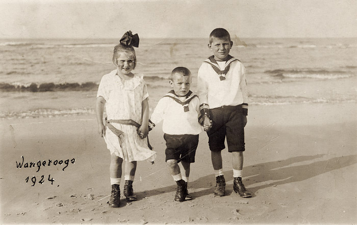 Kinderfoto am Strand