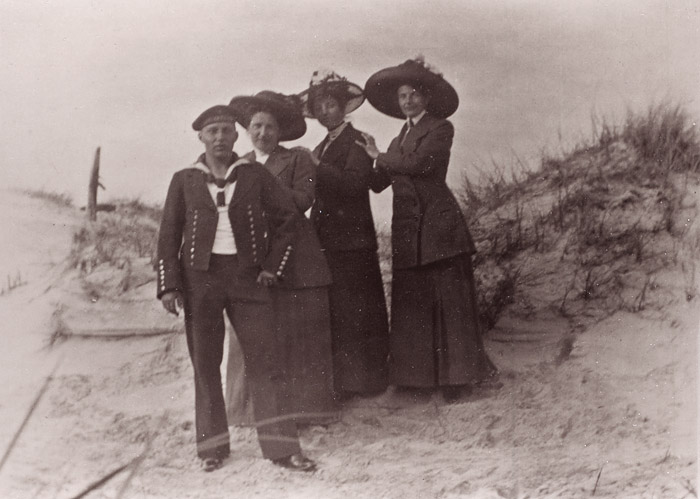Gruppenbild in den Dünen