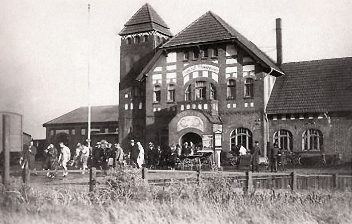 Ankunft am Bahnhof