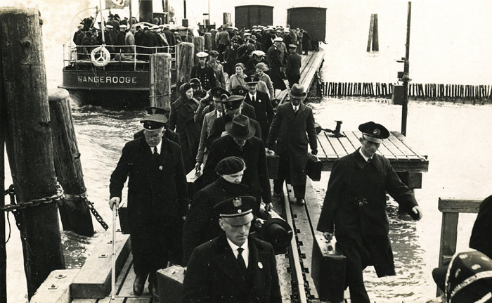 Ankunft des Dampfers