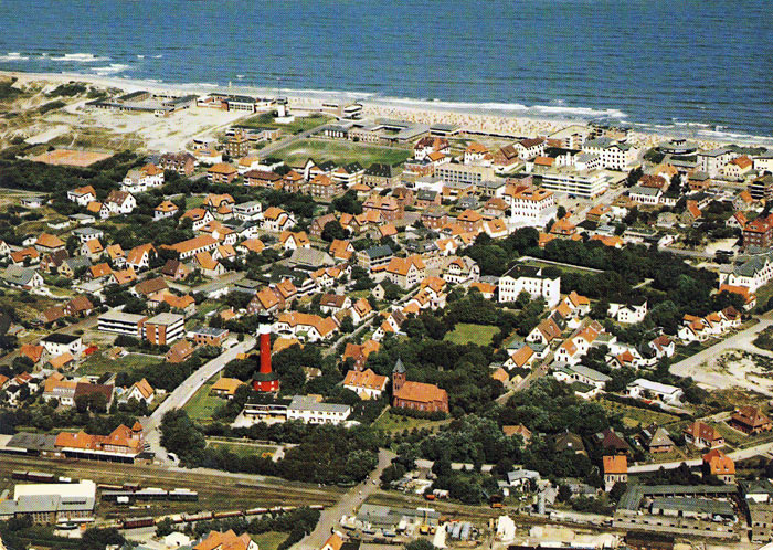 Luftaufnahme vom Dorf