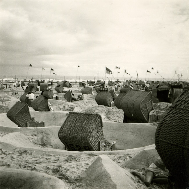 Strandkörbe am Bade- und Burgenstrand