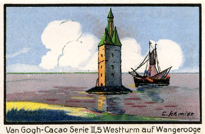 Reklamemarke mit Westturm