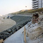 Neubau der Strandmauer Nord