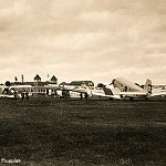 Ju 52 am Flugplatz Wangerooge